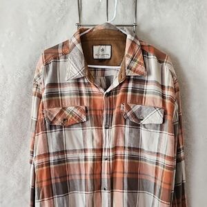 Legendary Whitetails Lightweight Orange and Brown Shirt Jacket